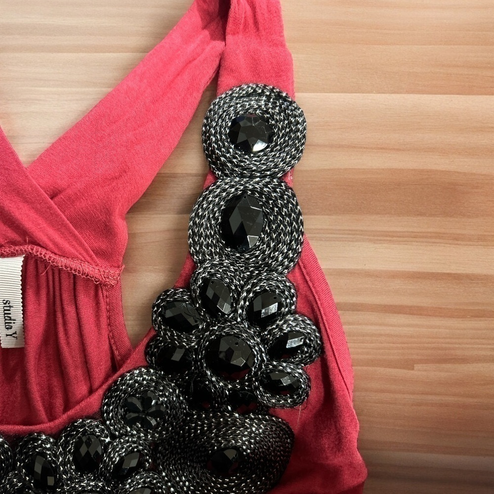 Studio Y Rhinstone Top | SIZE S - Picture 5 of 6